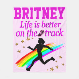 MANTA POLAR LA VIDA ES MEJOR EN LA PISTA PERSONALIZADA