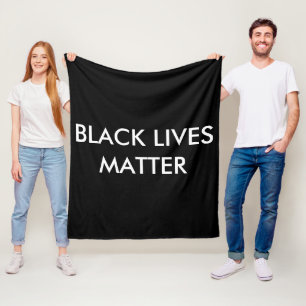 Manta Polar La vida negra importa Personalizado Fleece Blanket