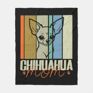 Manta Polar La vieja madre del perro de Chihuahua ama el día d