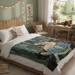 Manta Polar La vieja princesa de Virginia Sterrett monta en To