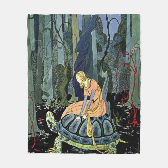 Manta Polar La vieja princesa de Virginia Sterrett monta en To (Anverso)