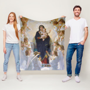 Manta Polar La Virgen de los Ángeles, Bouguereau