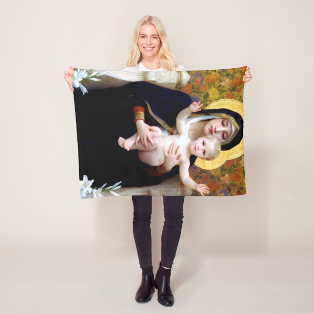 Manta Polar La Virgen del Lirio, Bouguereau (In situ)
