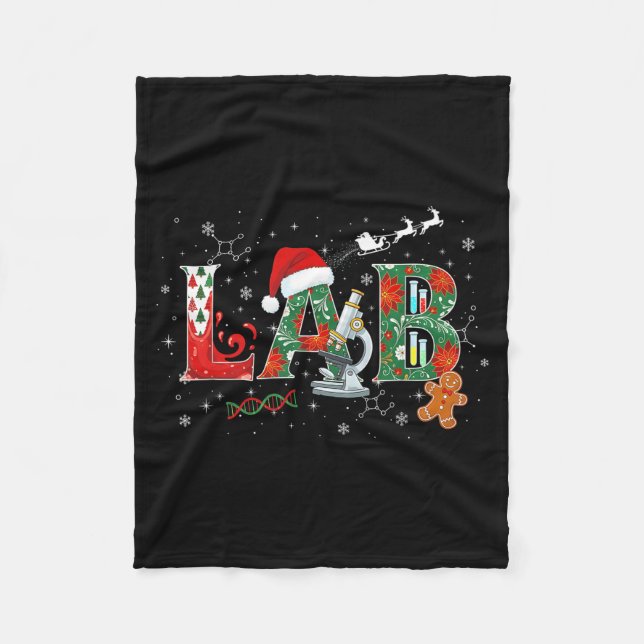 Manta Polar Lab Christmas Laboratory Technician Science Xmas S (Anverso)