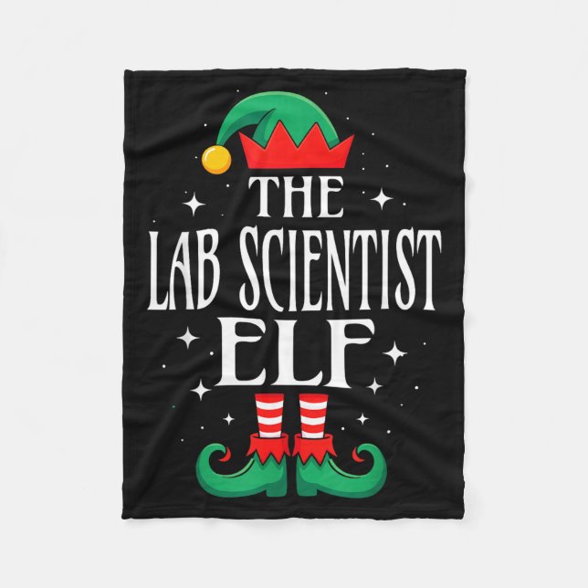 Manta Polar Lab Scientist Elf Job Title Funny Christmas Matchi (Anverso)