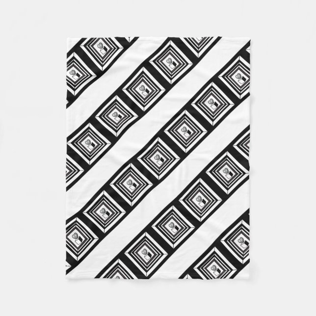 Manta Polar laberinto de corazón (Anverso)