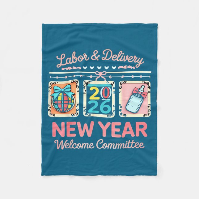 Manta Polar Labor &amp; Delivery 2026 New Year Welcome Committ (Anverso)