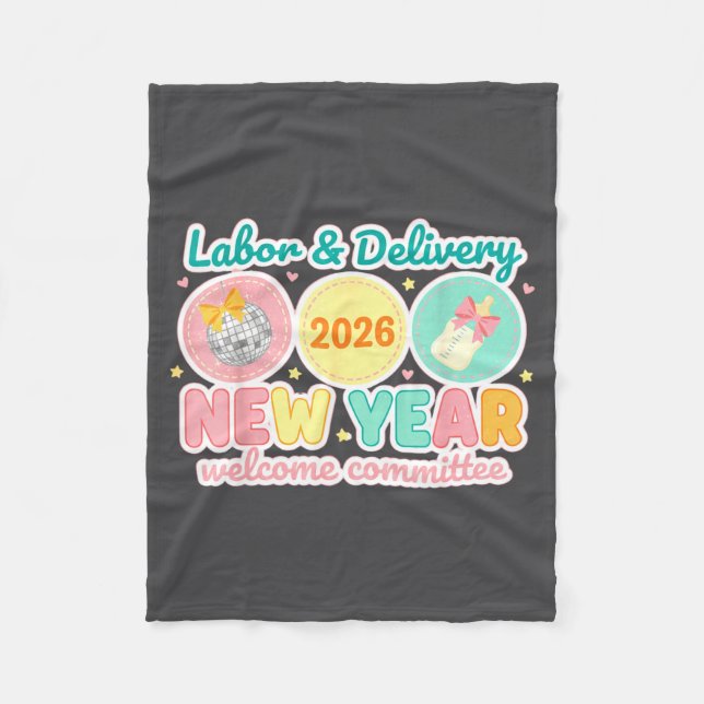 Manta Polar Labor &amp; Delivery 2026 New Year Welcome Committ (Anverso)