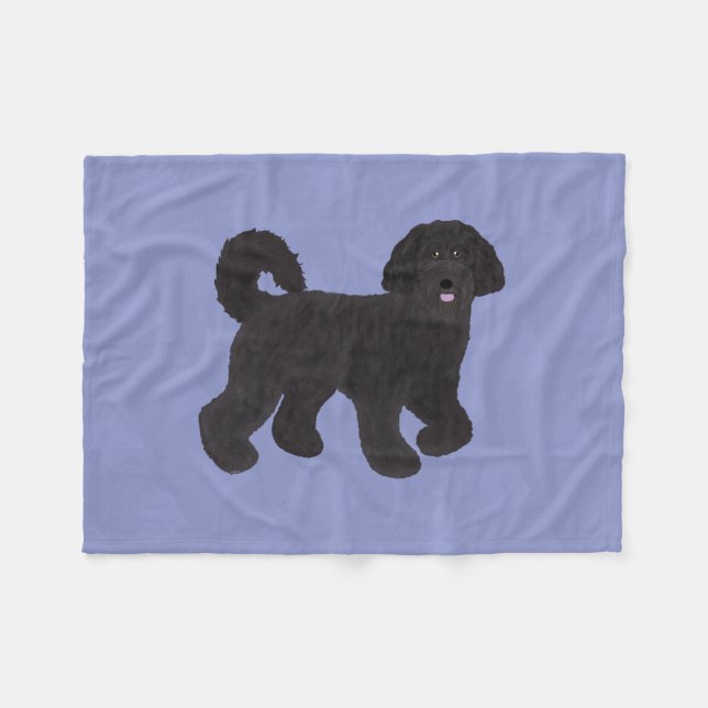 Manta Polar Labradoodle Fleece Blanket (Frente (Horizontal))