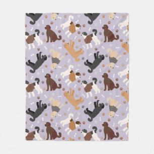 Manta Polar Labradoodle / Goldendoodle Bones y Pastas