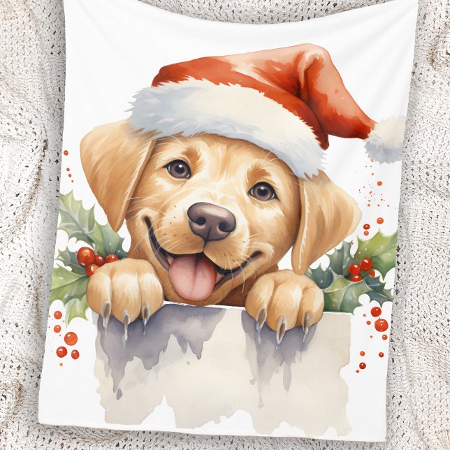 Manta Polar Labrador amarillo recuperador de perros copiosos (Subido por el creador)