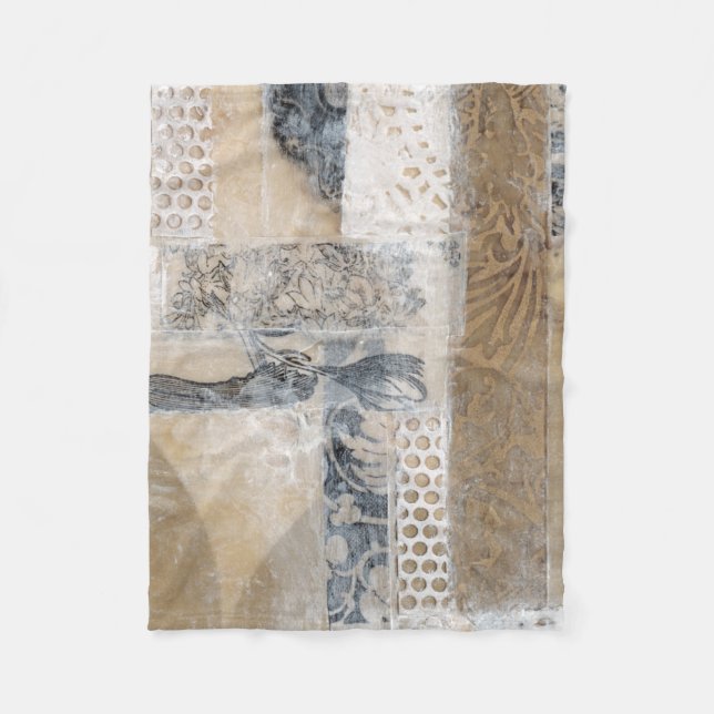 Manta Polar Lace Collage I (Anverso)