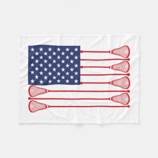 Manta Polar Lacrosse American Flag Blanket
