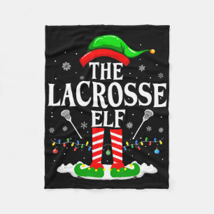 Manta Polar Lacrosse Elf Funny Matching Xmas Lacrosse Chris