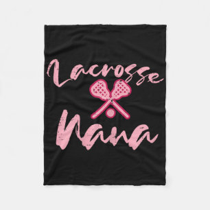 Manta Polar Lacrosse Nana Cute Mom Abuela Sports Grandma
