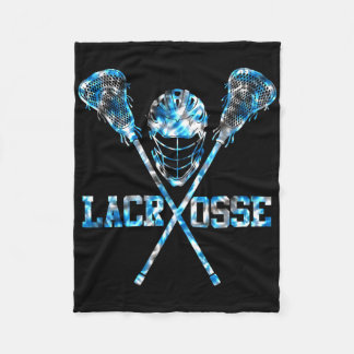 Manta Polar Lacrosse Tie Dye Para Hombres Mujeres Chicas Jóven