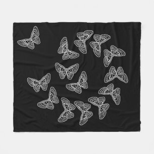 Manta Polar Lacy Butterflies Fleece Blanket