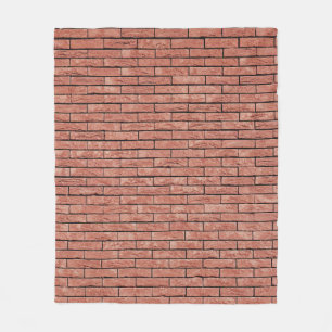 Manta Polar ladrillo de hormigón marrón