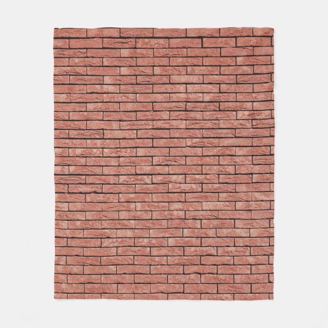 Manta Polar ladrillo de hormigón marrón (Anverso)