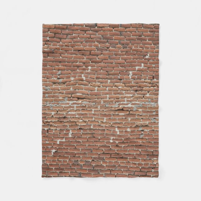 MANTA POLAR LADRILLOS ROJOS (Anverso)