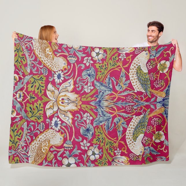 Manta Polar Ladrón de fresas, William Morris (In situ)
