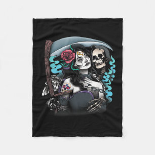 Manta Polar Lady Muerte Tattoo La Muerte Tattoo Lady Tattoo Ta