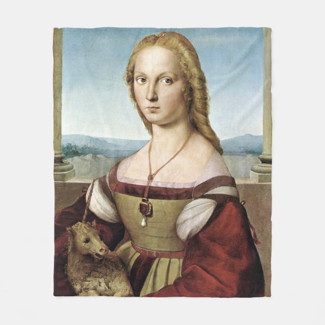 Manta Polar Lady with Unicorn - Raphael - c1506 (Anverso)