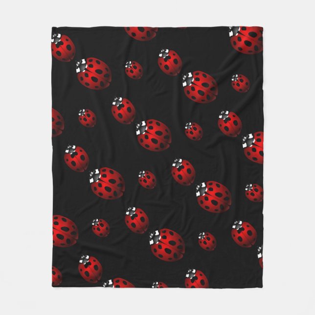 Manta Polar Ladybug Blanket Cute Ladybird Fleece Blanket (Anverso)