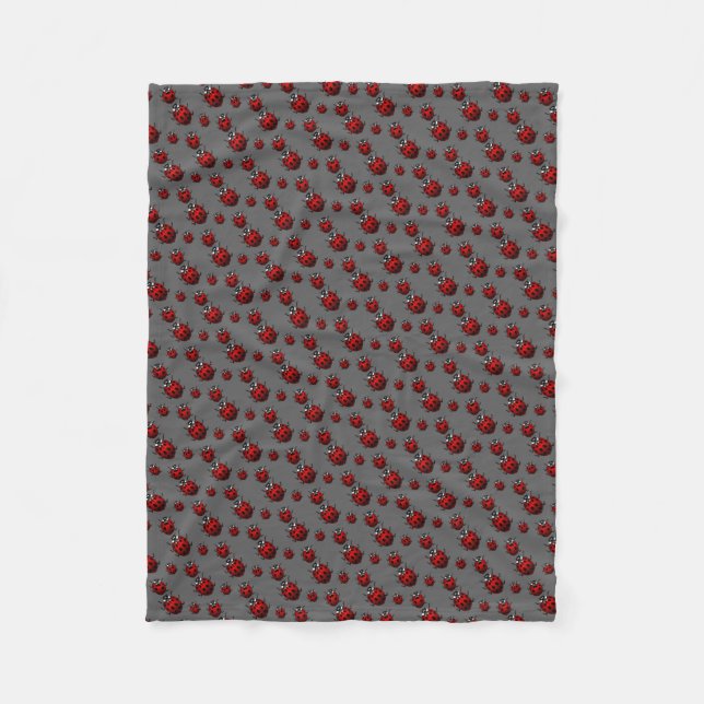 Manta Polar Ladybug Blanket Cute Ladybird Fleece Blanket (Anverso)