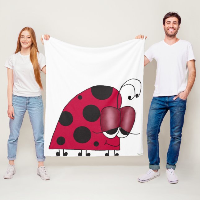 Manta Polar Ladybug gracioso y eufórico (In situ)