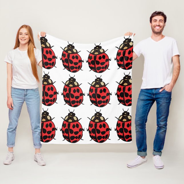 Manta Polar Ladybug Red Black Insect Ladybug (In situ)