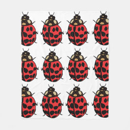 Manta Polar Ladybug Red Black Insect Ladybug