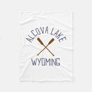 Manta Polar Lago Alcova Wyoming al aire libre Vintage 2 