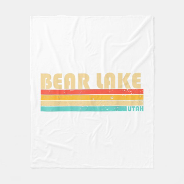 Manta Polar LAGO DE OSO UTAH Fun Ping Camping Verano (Anverso)
