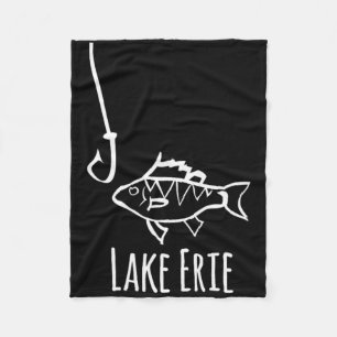 Manta Polar Lago Erie Pennysylvania Pesca Perca de anzuelo de 