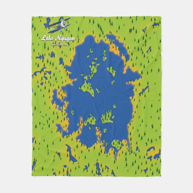 Manta Polar Lago Nipigon (Anverso)