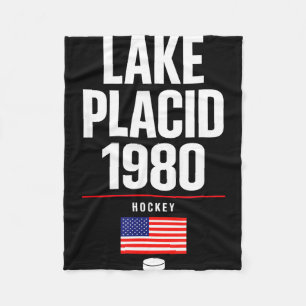 Manta Polar Lago placid 1980 hockey vintage puck usa nueva yor