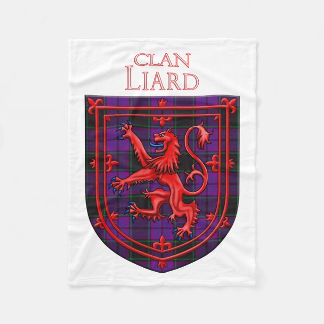 Manta Polar Laird Tartan Scottish Plaid Lion Rampant (Anverso)