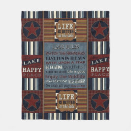 Manta Polar "Lake House" FLEECE BLANKET