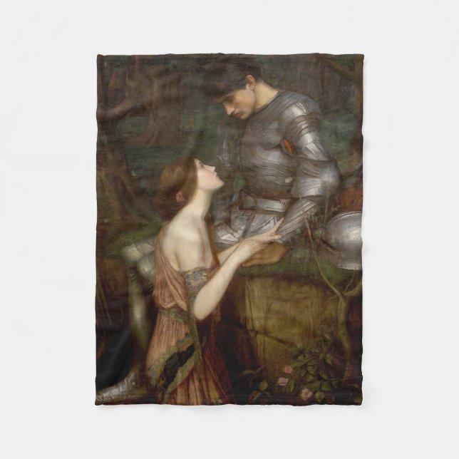 Manta Polar Lamia y el soldado (por John William Waterhouse) (Anverso)