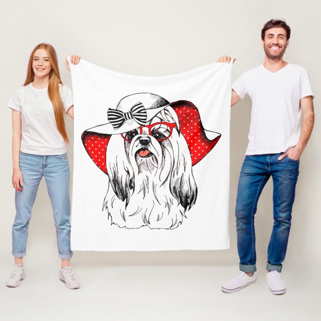 Manta Polar Lanzamiento de la moda de Yorkie (In situ)