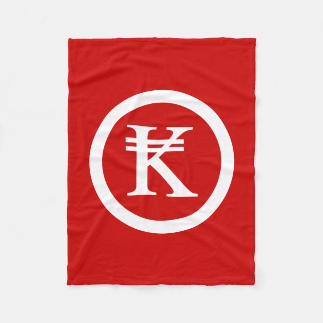 Manta Polar Laos Kip Lao/Rótulo de Dinero Laotiano (Anverso)