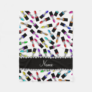 Manta Polar Lápiz labial blanco conocido personalizado del