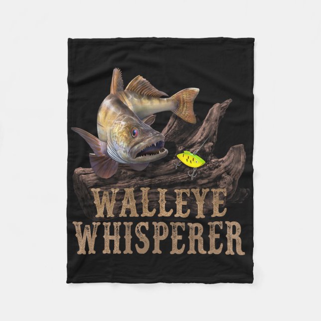 Manta Polar Large Walleye With Fishing Lure Drawing Walleye Wh (Anverso)