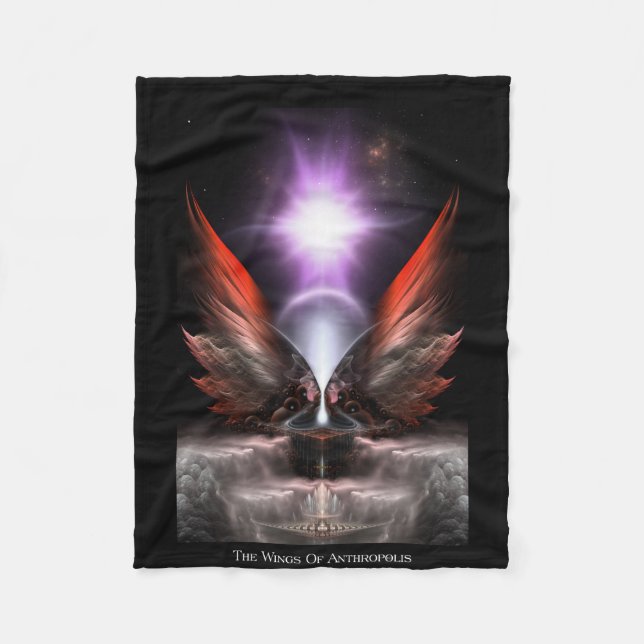Manta Polar Las Alas De Antropolis HC Fleece Blanket (Anverso)
