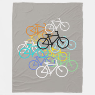 Manta Polar Las bicicletas… eligen su color de fondo