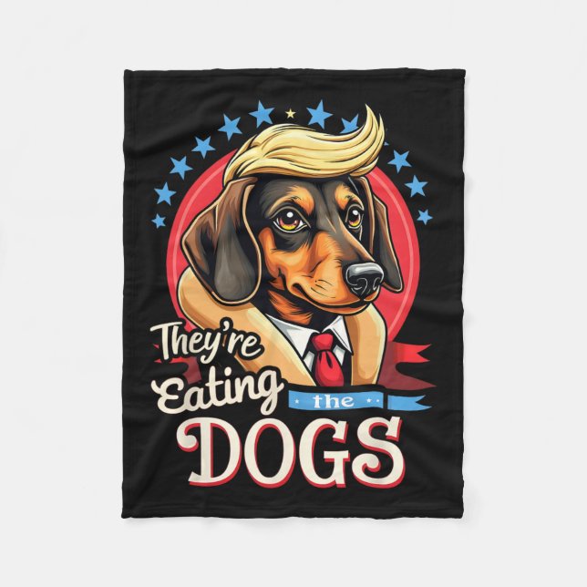 Manta Polar Las divertidas elecciones 2024 retro están comiend (Anverso)