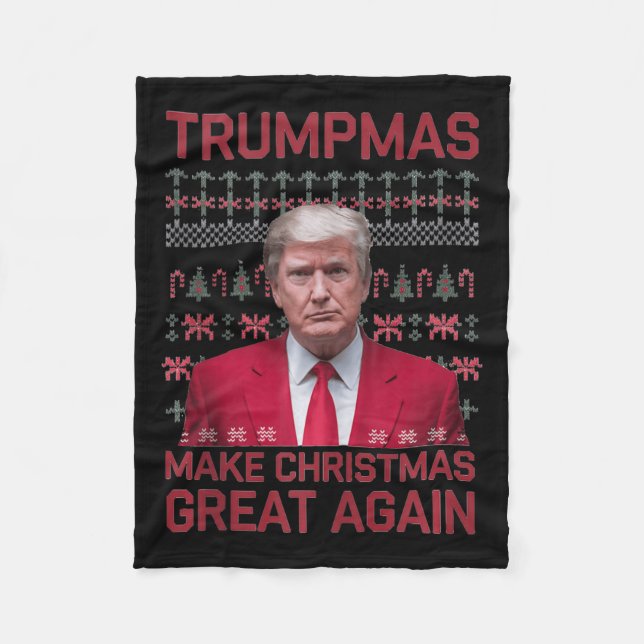 Manta Polar Las divertidas Trumpmas cómicas vuelven a hacer gr (Anverso)