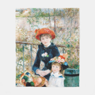 Manta Polar Las dos hermanas, en la terraza Auguste Renoir