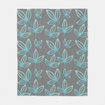 Las elegantes y modernas hojas turquesa